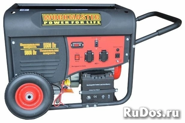 Бензиновый генератор Workmaster WG-6500 E2 (5000 Вт) фото