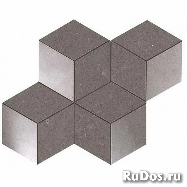 Плитка Atlas Concorde Kone Grey Mosaico Esagono AUN5 30x35 фото