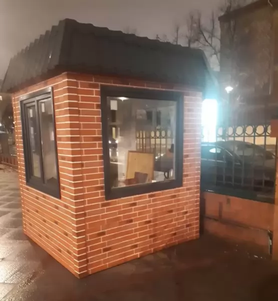 Пост охраны 2,0х2,0х2,5м, новый, утепленный, сайдинг фотка