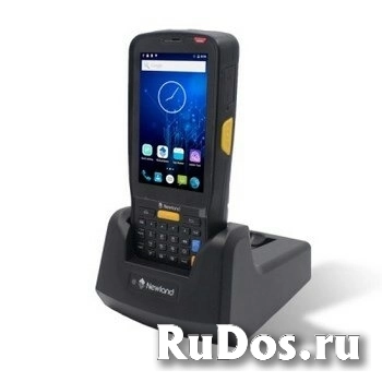 Терминал сбора данных Newland MT6552 (Beluga IV), 2D, Android 8.1 без GMS, 2/16ГБ, Wi-Fi, BT, 3800 мАч, адаптер, USB кабель, черный, инт. подставка фото