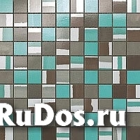 Керамическая плитка ATLAS CONCORDE dwell turquoise mosaico mix 30.5x30.5 фото
