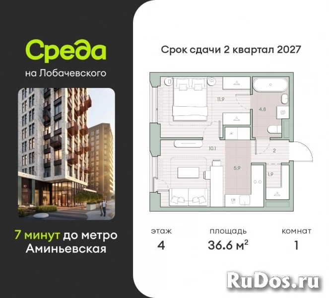 Продам 1 комнатную квартиру 36 м2 Продам 1 комнатную квартиру 36 м2 фото
