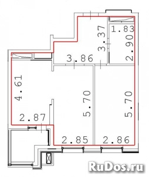 Продам 2 комнатную квартиру 63.5 м2 изображение 3