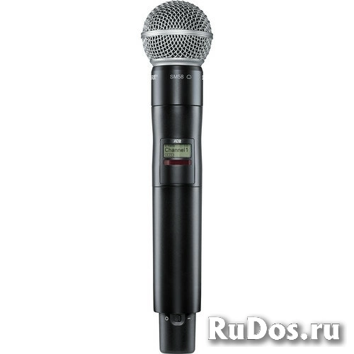 SHURE AD2/SM58 G56 470-636 MHz Ручной передатчик системы Axient Digital с капсюлем SM58. RTD фото