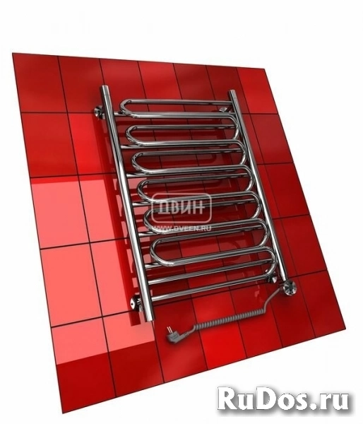 Электрический полотенцесушитель лесенка Двин Ww (1quot; - 1/2) 80/60 el фото