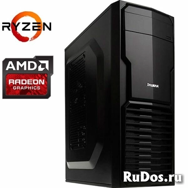 Компьютер PRO-0631567 AMD Ryzen 7 2700 3200МГц, AMD B350, 64Гб DDR4 2400МГц, SSD 480Гб, HDD 1Тб, AMD Radeon RX 580 8Гб, 600Вт, Mini-Tower фото