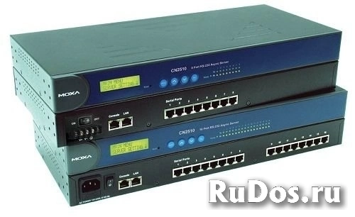Сервер MOXA CN2510-8-48V 8 port Async Server, 10/100Mbps, RS-232 230.4 Kbps,RJ45,15KV,+/-48V фото