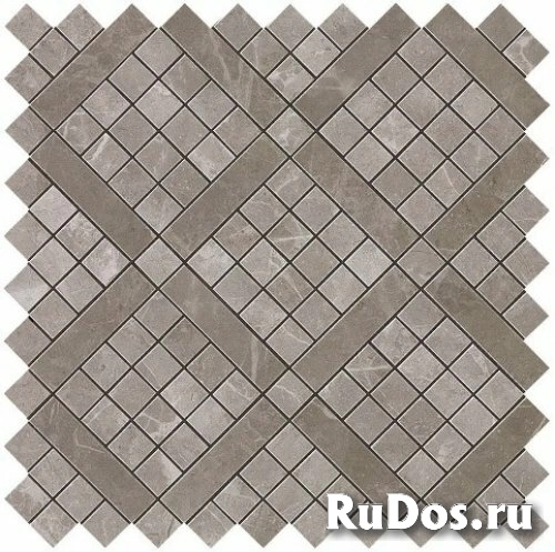 Декор Atlas Concorde Marvel Pro Marvel Grey Fleury Diagonal Mosaic 30.5x30.5 фото