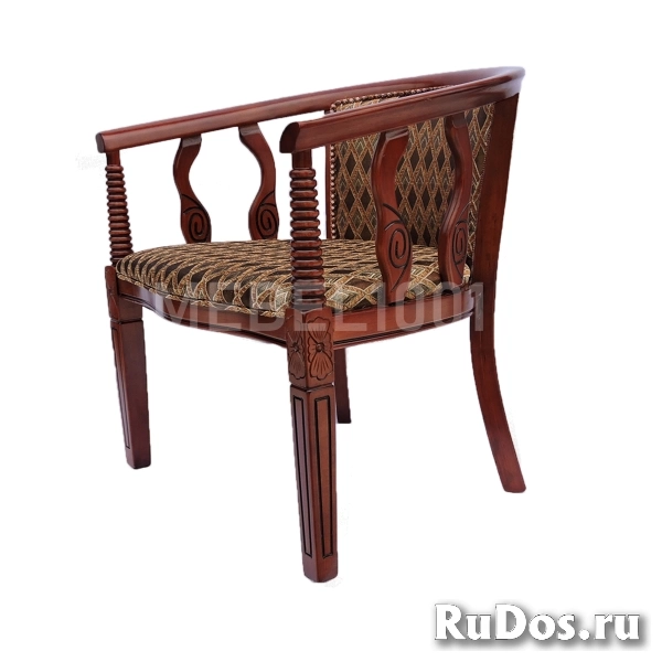 Чайная группа B-5. Чайный столик и два кресла с подлокотниками фотка