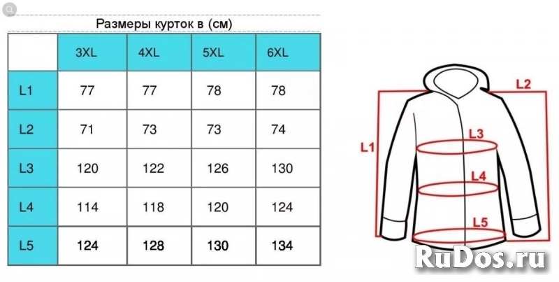 Куртка утеплённая 56 изображение 6