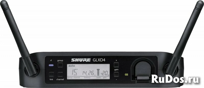 SHURE GLXD14E/MX53 Z2 2.4 GHz цифровая радиосистема с головным микрофоном MX153 фото