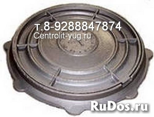 Люк чугунный средний изображение 3