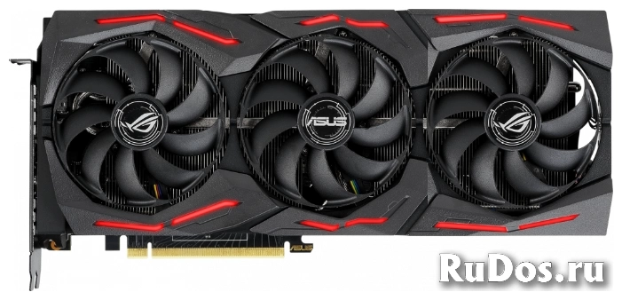 Видеокарта ASUS ROG GeForce RTX 2080 SUPER 1650MHz PCI-E 3.0 8192MB 15500MHz 256 bit 2xHDMI HDCP Strix Gaming фото