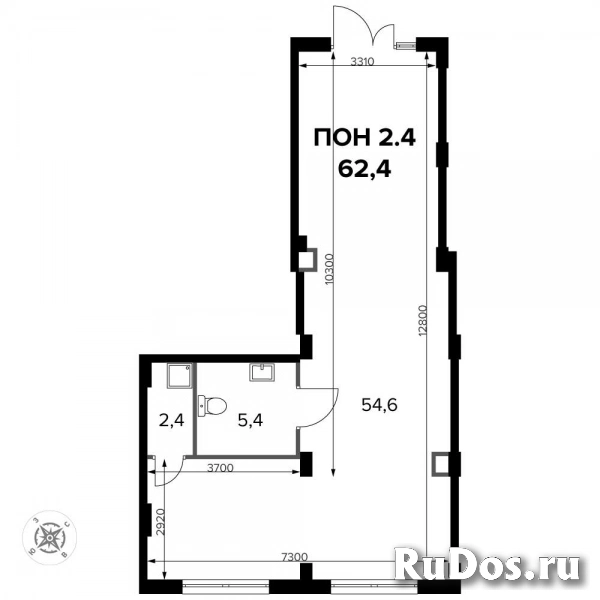 Продам коммерческую недвижимость 62.3 м2 изображение 3