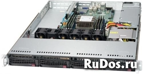 Серверная платформа 1U Supermicro SYS-5019P-WT (1x3647, C622, 6xDDR4, 4x3.5quot; HS, 2x10GE, 600W,Rail) фото