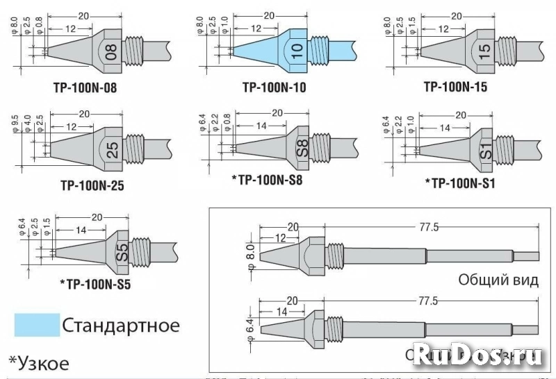 goot TP-200AS, электроотсос-пистолет с внешним блоком а/с (220-240В 85Вт) фото