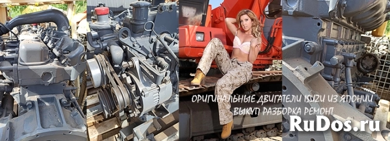 Двигатель б/у Isuzu 6BG-1 экскаваторов JCB CASE HITACHI фото