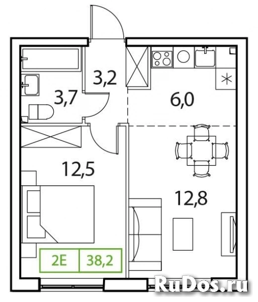 Продам 1 комнатную квартиру 38 м2 фотка