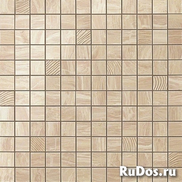 Мозаика Atlas Concorde Russia Supernova Marble Woodstone Champagne Mosaic 30.5x30.5 фото