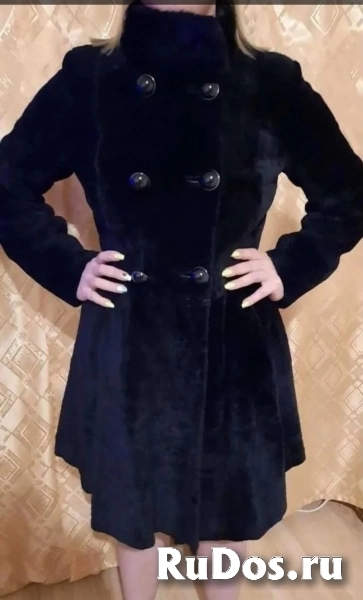 Шуба из стриженного ягнёнка фото
