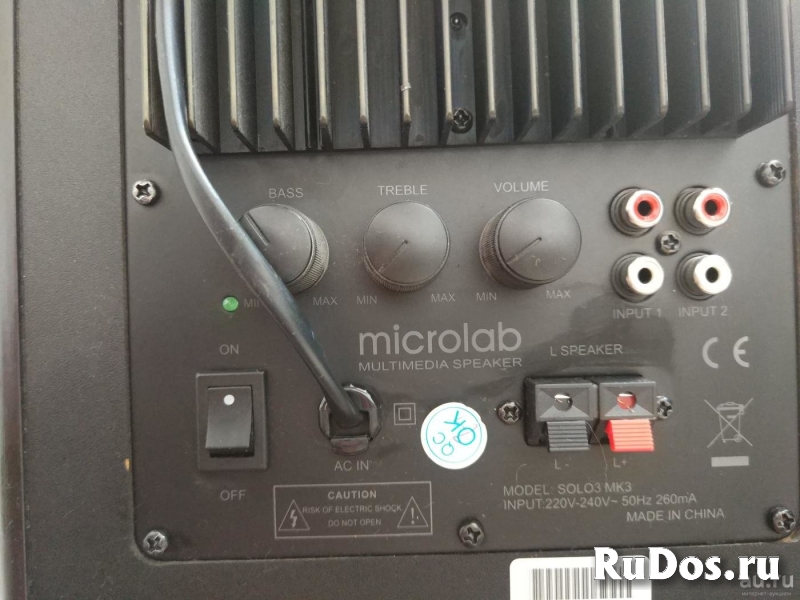 Колонки акустические Microlab solo3 с усилителем фотка
