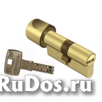 Цилиндровый механизм DOM Saturn ключ-вертушка золото 40x40 фото