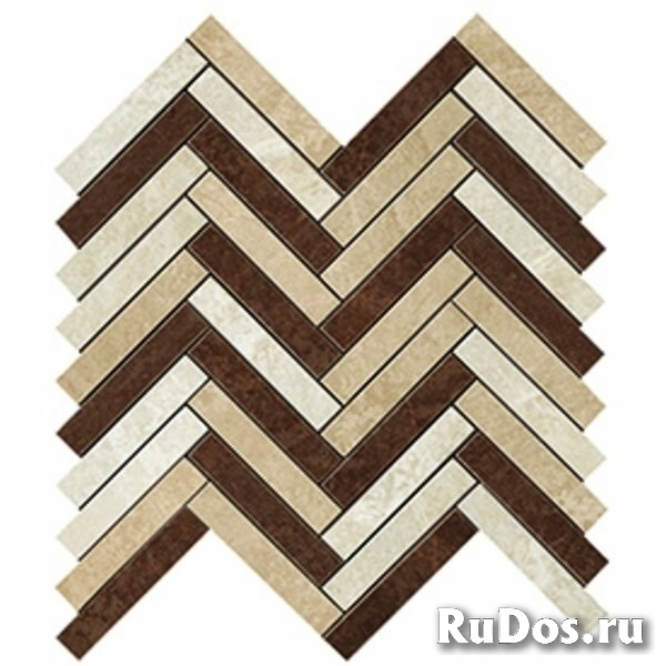 Мозаика Atlas Concorde Russia Force Blend Herringbone Mosaic 29,3x29,8 глянцевая фото