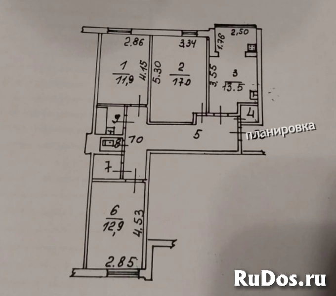 Трехкомнатная квартира пл. 77 кв.м. в ипотеку изображение 5