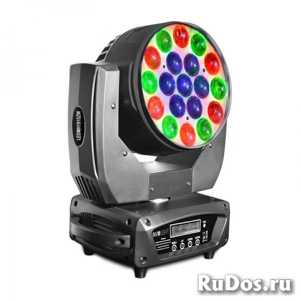 Involight LEDMH1915ZW - LED вращающаяся голова 19x15Вт RGBW 4в1, Зум 6`-65` фото