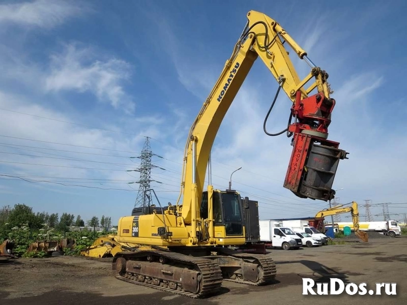 Вибропогружатель Movax 70 + Komatsu 300, в идеале изображение 3