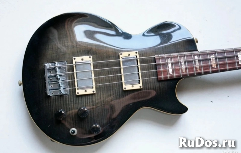 Продам бас гитару Les Paul Grass roots чёрную изображение 4