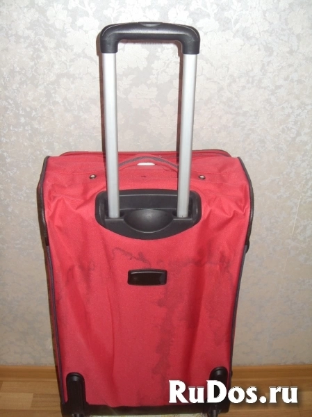 Чемодан дорожный тканевый на колёсах  "L.Lambertazzi" изображение 3