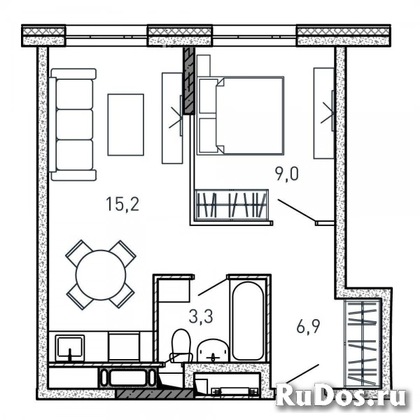 Продам 1 комнатную квартиру 34 м2 фото