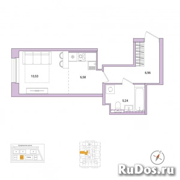 Продам 1 комнатную квартиру 29 м2 фото