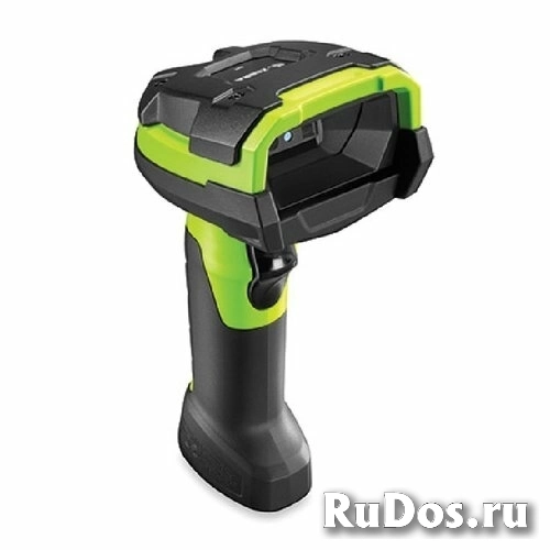 Сканер штрих-кода Zebra DS3608-SR, 2D Image, экранированный USB-кабель, черный/зеленый, сверхпрочный DS3608-SR3U4600VZW фото