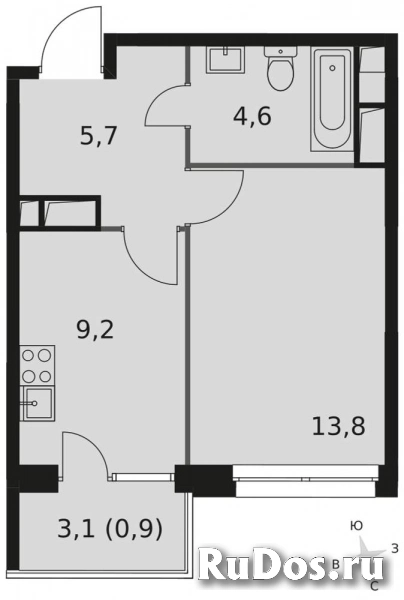 Продам 1 комнатную квартиру 34 м2 фото