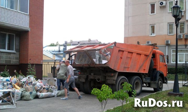 Вывоз строительного мусора контейнер 8 м3 фото