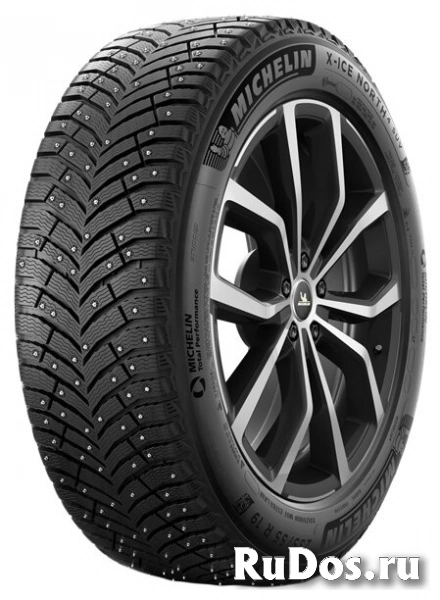 Автомобильная шина MICHELIN X-Ice North 4 SUV 225/60 R18 104H зимняя шипованная фото