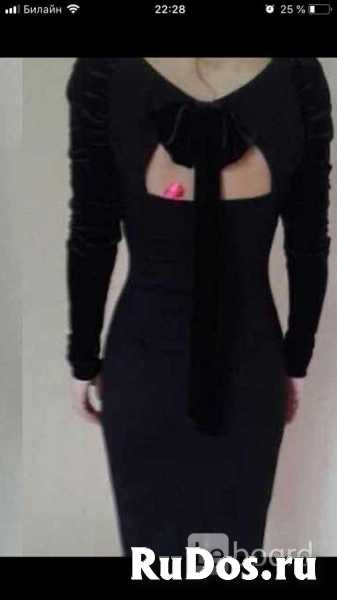 Платье футляр новое м 46 чёрное миди по фигуре ткань плотная вече фотка