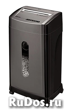 Уничтожитель бумаг Fellowes MicroShred 46Ms FS-48171 12 лов, 30 литр, 2х14 мм (класс P-5), SafeSense, скобы/карты, скрепки/CD фото