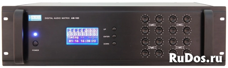 PROAUDIO AM-16D Цифровая аудиоматрица, 16 входов, 16 выходов фото