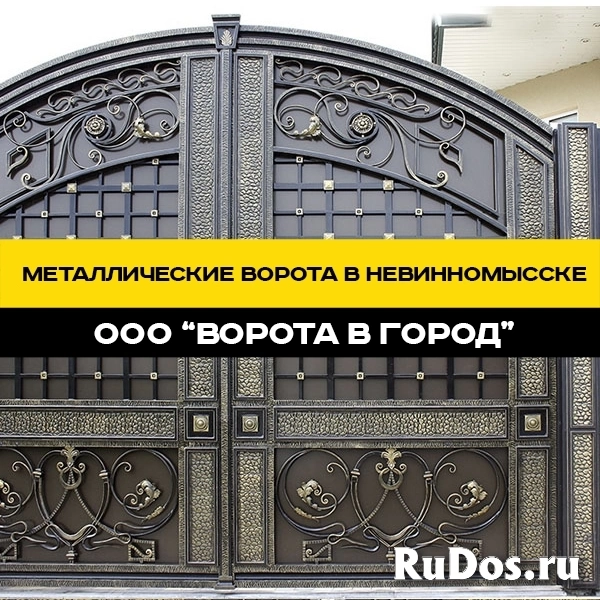 Металлические ворота "под ключ" с гарантией изображение 12