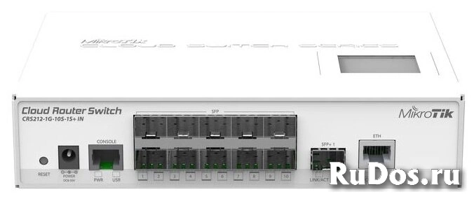 Коммутатор MikroTik Cloud Router Switch CRS212-1G-10S-1S+IN фото