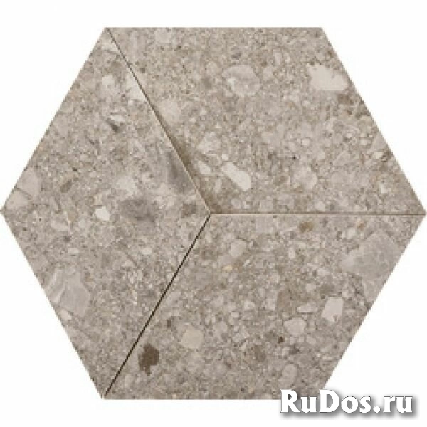 Плитка Marazzi Mystone Ceppo di Gre Мозаика Ceppo di Gre Greige 3D M0KN 29x33,5 фото