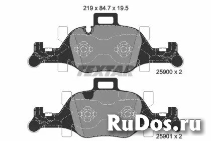 Комплект тормозных колодок Textar 2590001 фото