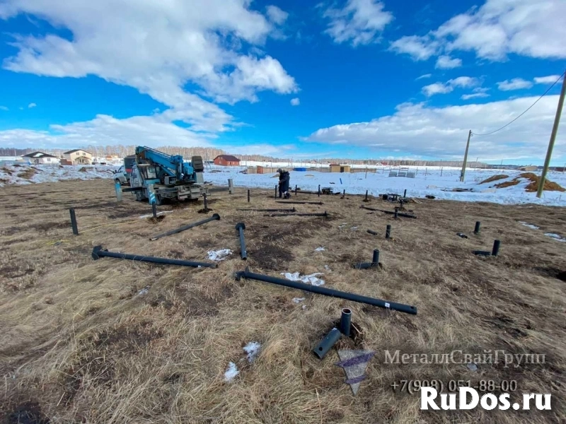 Винтовые сваи — надежный фундамент для домов, теплиц и сельхозполей! изображение 11