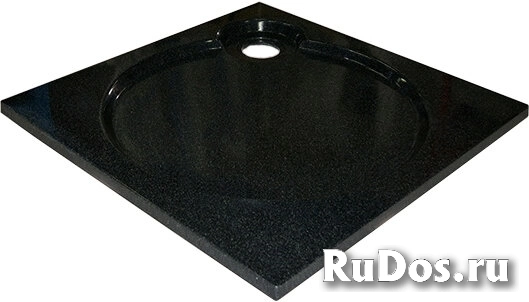 Поддон для душа GuteWetter Deluxe 90x90x4 Q черный GWDL0900904QB фото