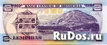 Банкнота 2 лемпиры, Гондурас фотка