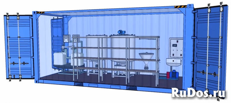 Контейнерный минизавод по производству жидких гуматов фото