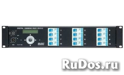 IMLIGHT PD 12-2 (RDM) Блок диммерный цифровой,12 каналов по 10А, автоматы SCHRACK, дроссели, DMX-512A, высота 2U, безвинтовые клеммы, монтаж в рэк фото